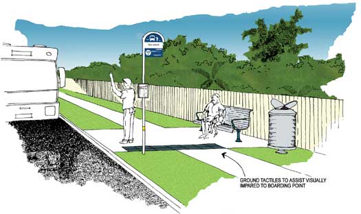 An image of a regular bus stop